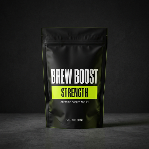 Brew Boost Strength creatine coffee add-in pouch