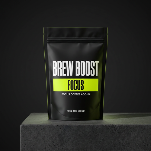 Brew Boost Focus coffee add-in pouch